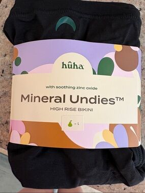 hūha Mineral Undies™ High Rise Bikini - Black